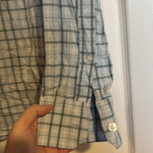 Bonobos men’s blue nylon blend button down shirt size small - Picture 5 of 8